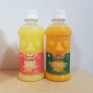 탐라원 제주의 맛, 몬딱주스 4종세트 - 한라봉몬딱주스, 천혜향몬딱주스, 청귤에이드, 당근몬딱주스 — 5점을 준 리뷰어가 2021년 7월 올린 사용 사진
