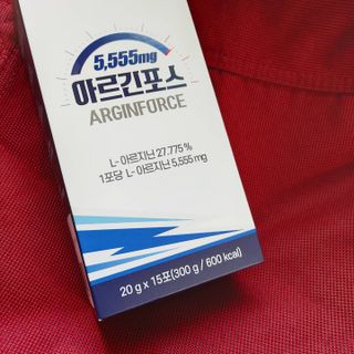 자연에온 아르긴포스 L-아르기닌 5555mg 스틱 15개입 1박스 — 5점을 준 리뷰어가 2021년 5월 올린 사용 사진