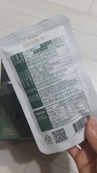 K-doraji K도라지 황초수 목에좋은 도라지 음료 80ml*7봉 — 5점을 준 리뷰어가 2022년 7월 올린 사용 사진