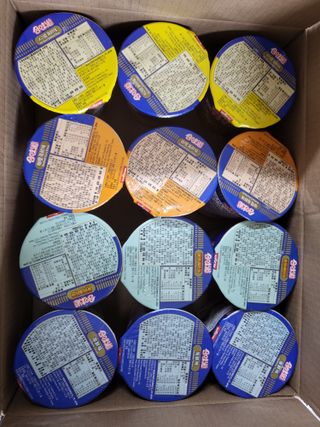 NISSIN 닛신 컵누들  4종 - 씨푸드오리지날, 씨푸드 스파이시, 씨푸드 커리, 씨푸드 XO소스 — 5점을 준 리뷰어가 2022년 3월 올린 사용 사진