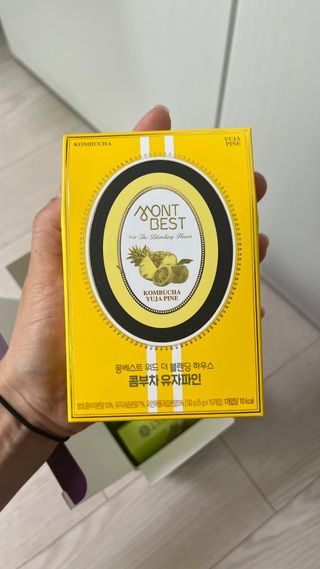 [몽베스트] 위드 더 블랜딩 하우스 콤부차 _ 버라이어티팩II — 4점을 준 리뷰어가 2024년 5월 올린 사용 사진
