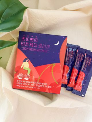 서울약사신협_쁘띠쁘띠타트체리콜라겐_20g x 14포 — 4점을 준 리뷰어가 2020년 12월 올린 사용 사진