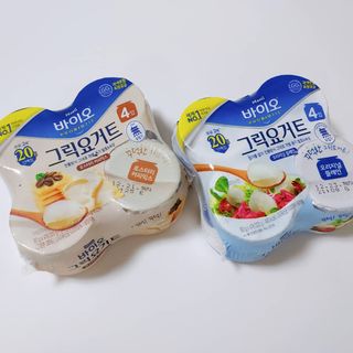 매일바이오 그릭요거트 오리지널 플레인 4개, 로스터리 커피믹스 4개 — 5점을 준 리뷰어가 2021년 12월 올린 사용 사진