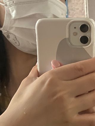 JHWORLD 스누피 마스크 정품 스누피 KF-AD 국내 비말차단 아동용 성인용 일회용 덴탈마스크 50매 — 5점을 준 리뷰어가 2021년 6월 올린 사용 사진