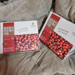 자연에온 몽모랑시 타트체리 착즙 100mL 10개입 2BOX — 5점을 준 리뷰어가 2021년 1월 올린 사용 사진