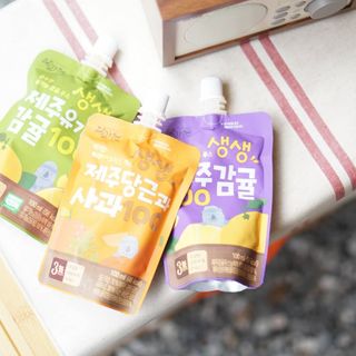 탐라원 건강 어린이 주스, 생생한 주스 3종 - 유기 감귤 주스, 당근과 사과 주스, 감귤 주스 — 5점을 준 리뷰어가 2021년 10월 올린 사용 사진