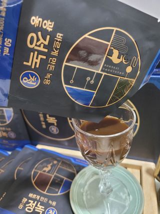 광동생활건강 [광동] 바르게 만든 녹용, 광동정녹청 30포. — 5점을 준 리뷰어가 2022년 1월 올린 사용 사진