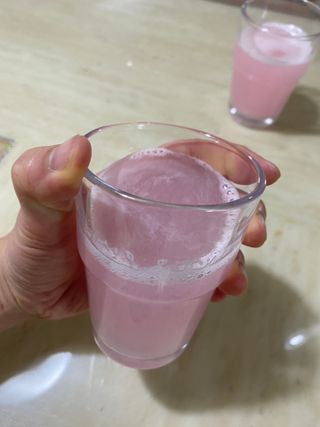 [슬림드랍 석류맛] 건기식 다이어트 보조제 겸 비타민 — 4.5점을 준 리뷰어가 2022년 1월 올린 사용 사진