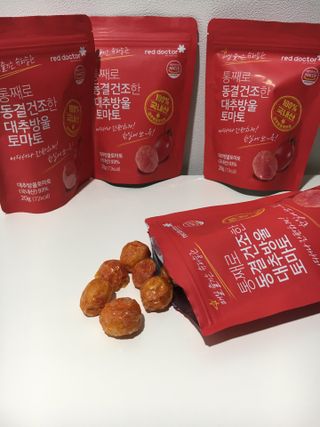 레드닥터 통째로 동결건조한 대추방울토마토 20g * 4봉 — 4점을 준 리뷰어가 2022년 11월 올린 사용 사진