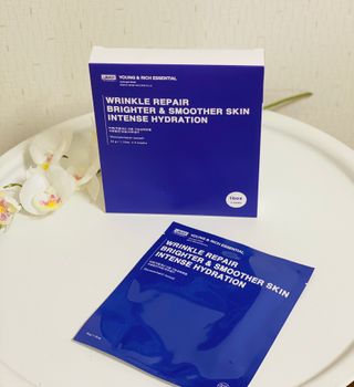 101스킨 영앤리치 하이드로겔 마스크팩 — 4점을 준 리뷰어가 2021년 3월 올린 사용 사진
