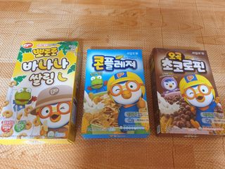 씨알푸드 뽀로로 시리얼 3종 — 4점을 준 리뷰어가 2022년 2월 올린 사용 사진