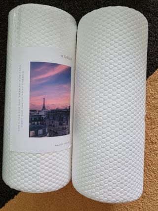 부직포나라 중금속유해물질ZERO 뜯어쓰는 주방 일회용수세미 60매 2매 — 3점을 준 리뷰어가 2022년 9월 올린 사용 사진