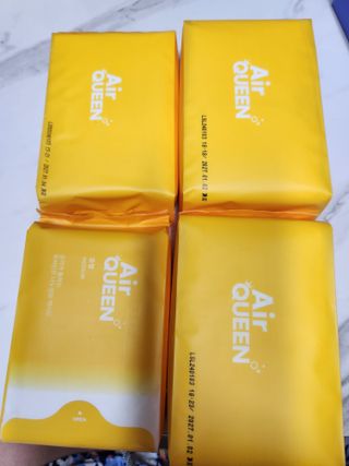 에어퀸 뉴브레스 유기농 생리대 4종 (팬티라이너 20P + 중형 10P + 대형 10P + 오버나이트 8P)_체험단 — 5점을 준 리뷰어가 2024년 5월 올린 사용 사진