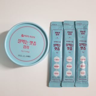 페페로니 잘 먹는 캣츄 - 원양선 참치 24개입 — 5점을 준 리뷰어가 2021년 7월 올린 사용 사진