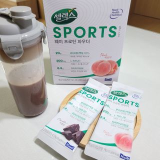 셀렉스스포츠 셀렉스 스포츠 웨이 프로틴 파우더 2종 스틱형 — 5점을 준 리뷰어가 2021년 2월 올린 사용 사진