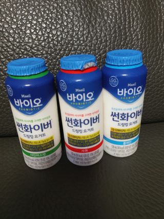 LIVE 매일바이오 썬화이버 드링킹 요거트 — 5점을 준 리뷰어가 2022년 8월 올린 사용 사진