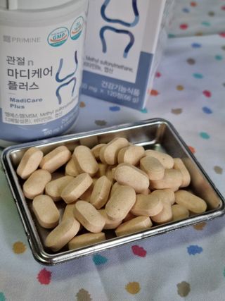 프리마인 평생 써야하는 관절의 건강을 위한 완벽설계 솔루션 관절n마디케어 플러스 120정 — 5점을 준 리뷰어가 2021년 9월 올린 사용 사진