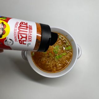 [서울시스터즈] 김치시즈닝 국내 최초 뿌려먹는 김치파우더 100g 1개+ 신제품 김치스낵 90g 2개 — 5점을 준 리뷰어가 2021년 8월 올린 사용 사진