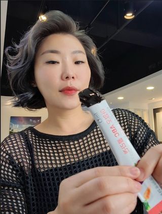 아임오 ABC 콜라겐 젤리 14포 — 5점을 준 리뷰어가 2021년 10월 올린 사용 사진
