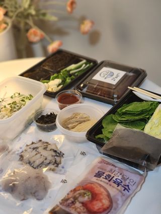 마라도푸드 포항 구룡포 햇 과메기 야채세트 마라도회식당 꽁치 — 5점을 준 리뷰어가 2024년 1월 올린 사용 사진