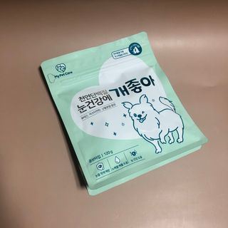 My Pet Care 천연단백질 눈건강에 개좋아 — 5점을 준 리뷰어가 2021년 1월 올린 사용 사진