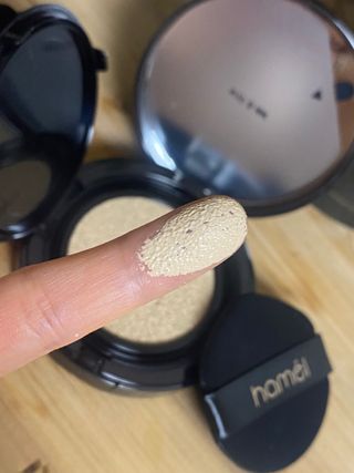 하멜 비건 아쿠아 글로우 제로핏 쿠션 — 4.5점을 준 리뷰어가 2022년 8월 올린 사용 사진