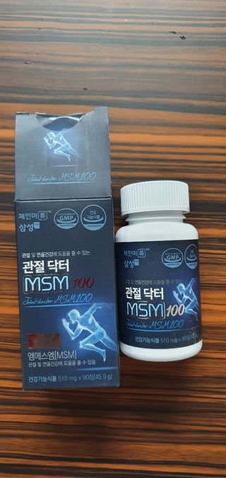 체인미 관절 및 연골건강에 도움을 줄수있는 관절닥터 MSM100 — 5점을 준 리뷰어가 2021년 11월 올린 사용 사진