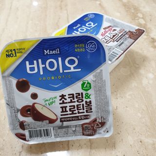 매일바이오 토핑요거트 — 5점을 준 리뷰어가 2021년 5월 올린 사용 사진