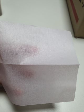 [갸스비] 메이크업은 그대로, 피지만 쏙 - BB킵 오일컨트롤 파우더 페이퍼 — 5점을 준 리뷰어가 2021년 6월 올린 사용 사진