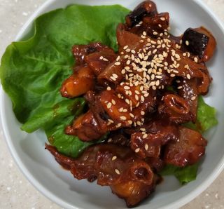 자연풍미 문어직화볶음 3종 (불고기, 불곱창, 치즈불닭) — 5점을 준 리뷰어가 2022년 6월 올린 사용 사진