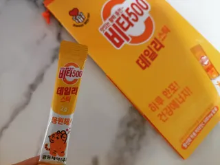 광동생활건강 [광동] 비타 500 데일리 스틱 VB, VC를 함유한 멀티비타민 30포+30포 — 5점을 준 리뷰어가 2022년 7월 올린 사용 사진