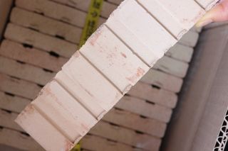 [신흥산업] 붙이는 벽돌 황토 파벽돌 230mm 45장,  욕실 인테리어 실내장식 셀프인테리어 — 5점을 준 리뷰어가 2023년 5월 올린 사용 사진