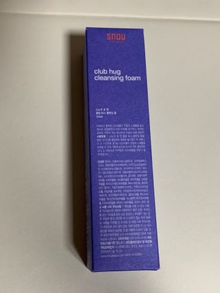 자민경 스노우포맨 클럽 허그 클렌징 폼 200ml — 5점을 준 리뷰어가 2021년 1월 올린 사용 사진