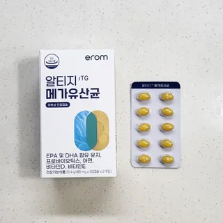 [이롬] 알티지 메가유산균 1 개월분 (490mgx30캡슐x2개입) — 5점을 준 리뷰어가 2022년 6월 올린 사용 사진