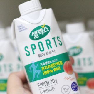 셀렉스스포츠 셀렉스 스포츠 웨이 프로틴 복숭아_ 330ml x 12팩 — 5점을 준 리뷰어가 2021년 10월 올린 사용 사진