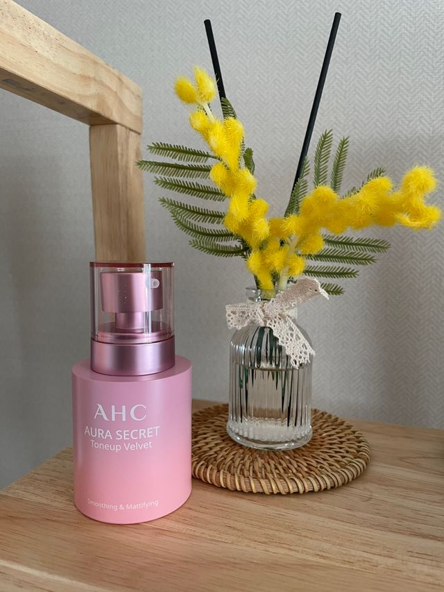 AHC 아우라 시크릿 톤업 벨벳 리뷰 사진