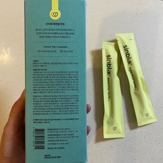 신비애(sinbiae) [신비애] 에센셜 락토 7개입 — 5점을 준 리뷰어가 2022년 10월 올린 사용 사진