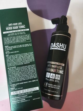 다슈코리아 다슈 데일리 안티 헤어로스 허브 헤어토닉 150ml — 5점을 준 리뷰어가 2021년 1월 올린 사용 사진