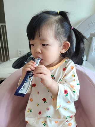 키즈텐플러스 연세 키즈텐 플러스 1개월 — 5점을 준 리뷰어가 2021년 4월 올린 사용 사진