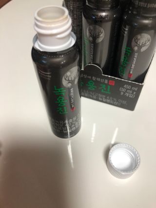 [풀무원] 녹용진 50ml 9입 — 5점을 준 리뷰어가 2021년 1월 올린 사용 사진