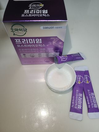 [유산균] 오마이락 프리미엄 포스트바이오틱스 30P — 5점을 준 리뷰어가 2022년 12월 올린 사용 사진
