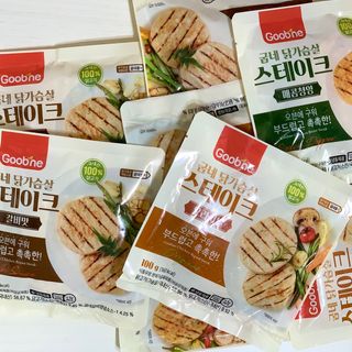 굽네몰 굽네 닭가슴살 스테이크 3종 9팩 — 5점을 준 리뷰어가 2021년 10월 올린 사용 사진