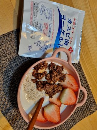 하나마이 [BEST 판매율 1위] 카스피해 유산균 종균_발효기가 필요없이 간편하게 만들어 먹는 요거트 생유산균 — 5점을 준 리뷰어가 2023년 3월 올린 사용 사진