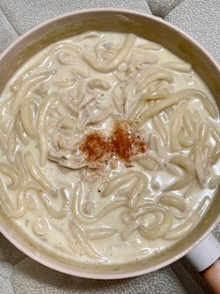 [푸딩팩토리] 로제누들떡볶이 500g / 까르보나라크림누들떡볶이 500g — 5점을 준 리뷰어가 2022년 7월 올린 사용 사진