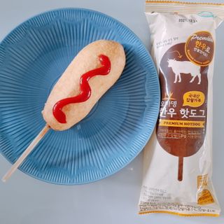 오마뎅 한우핫도그 — 5점을 준 리뷰어가 2021년 5월 올린 사용 사진