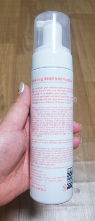 MF프리 [닥터문] 유산균 락토케어 질경초 여성청결제 200ml (폼타입) — 5점을 준 리뷰어가 2022년 9월 올린 사용 사진