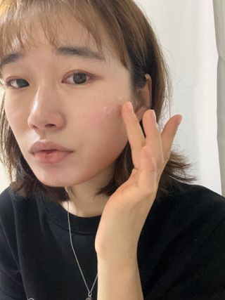 [녹산] 그린 솔루션 멀티 수분 앰플 + 그린 솔루션 멀티 수분크림 — 5점을 준 리뷰어가 2022년 10월 올린 사용 사진