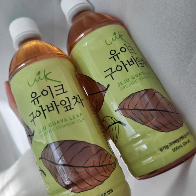 제로카페인x제로칼로리 제주 유기농 유이크 구아바잎차 500ml x 6개입 (1박스) 리뷰 사진
