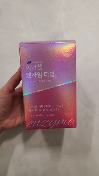 이너셋 엔자임 타임 1개월분, 3gX30포X1박스 곡물발효효소 유산균 — 5점을 준 리뷰어가 2023년 3월 올린 사용 사진