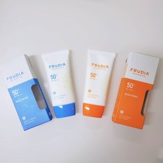 [후르디아] 혼합자차 선 에센스+톤업 선크림 2종 — 5점을 준 리뷰어가 2021년 6월 올린 사용 사진